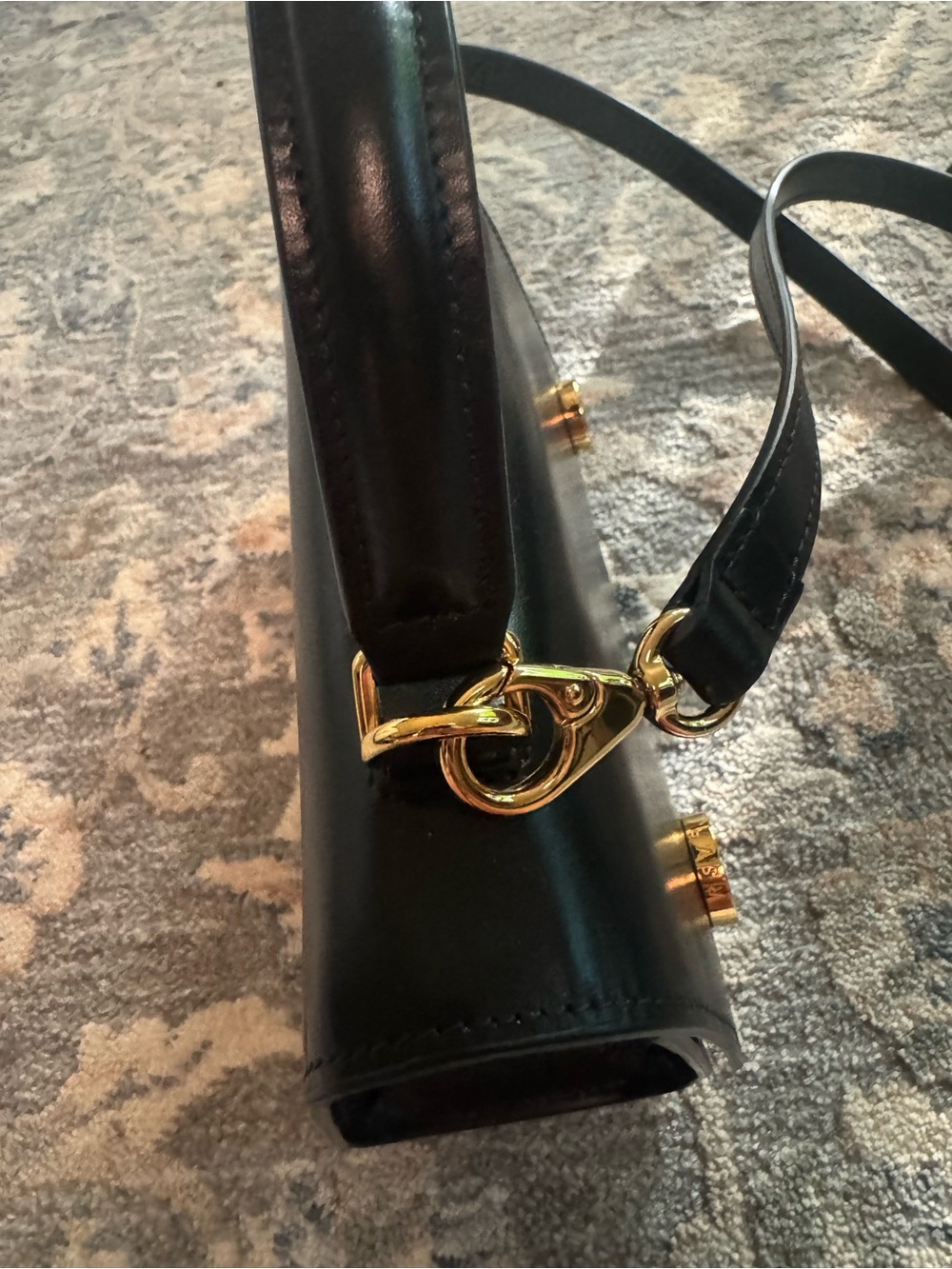 RSVP Paris Munchkin Black leather bag - Picture 6 of 16